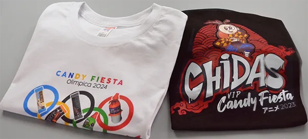 Playeras conmemorativas candy fiesta