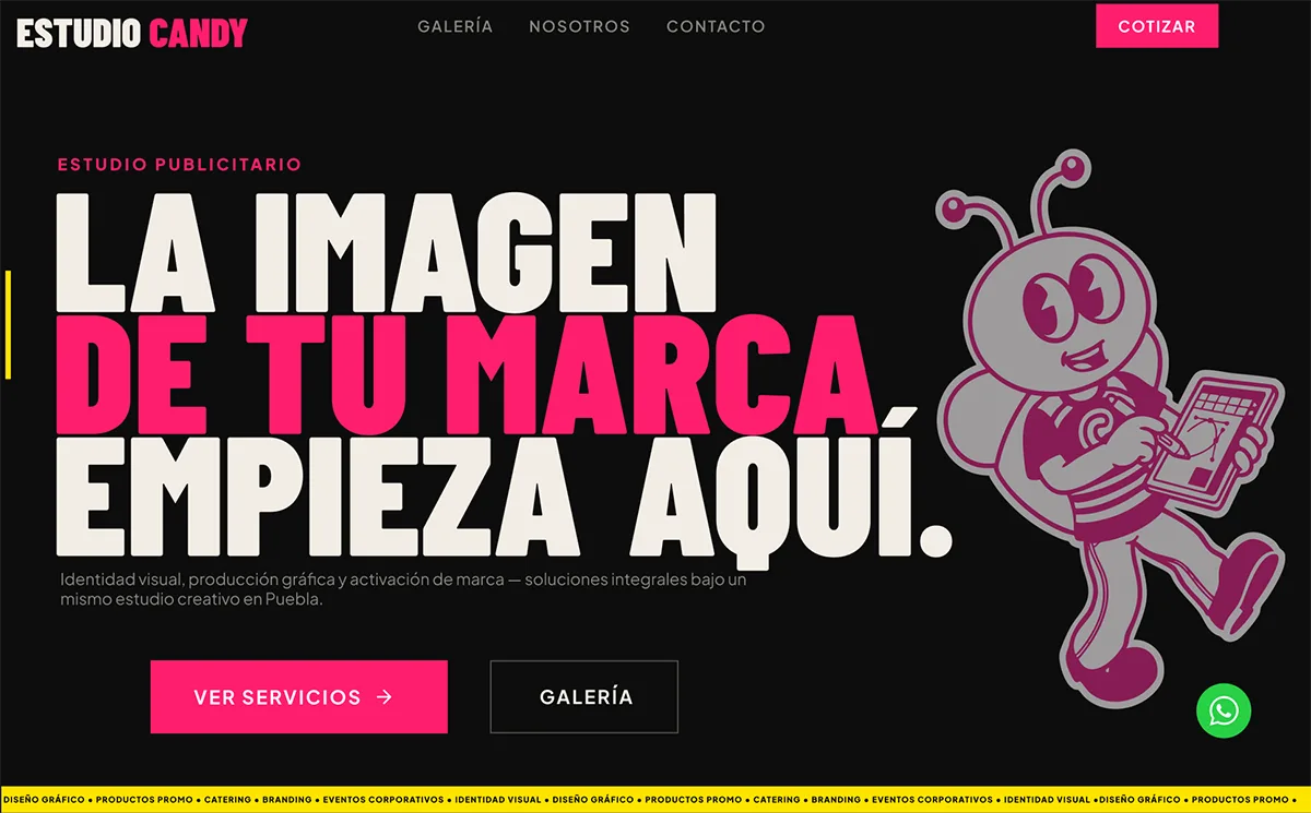 Diseño Web - Estudio Candy