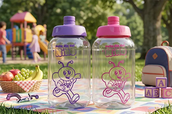 botella personalizada dia del niño