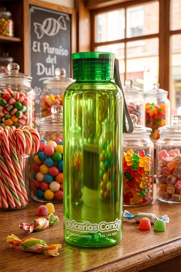 botella personalizada dulceria candy 