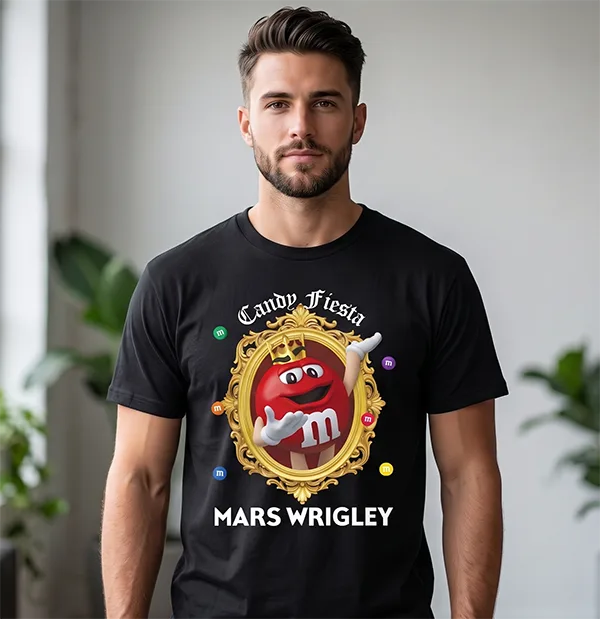 Playera personalizada mars wrigley